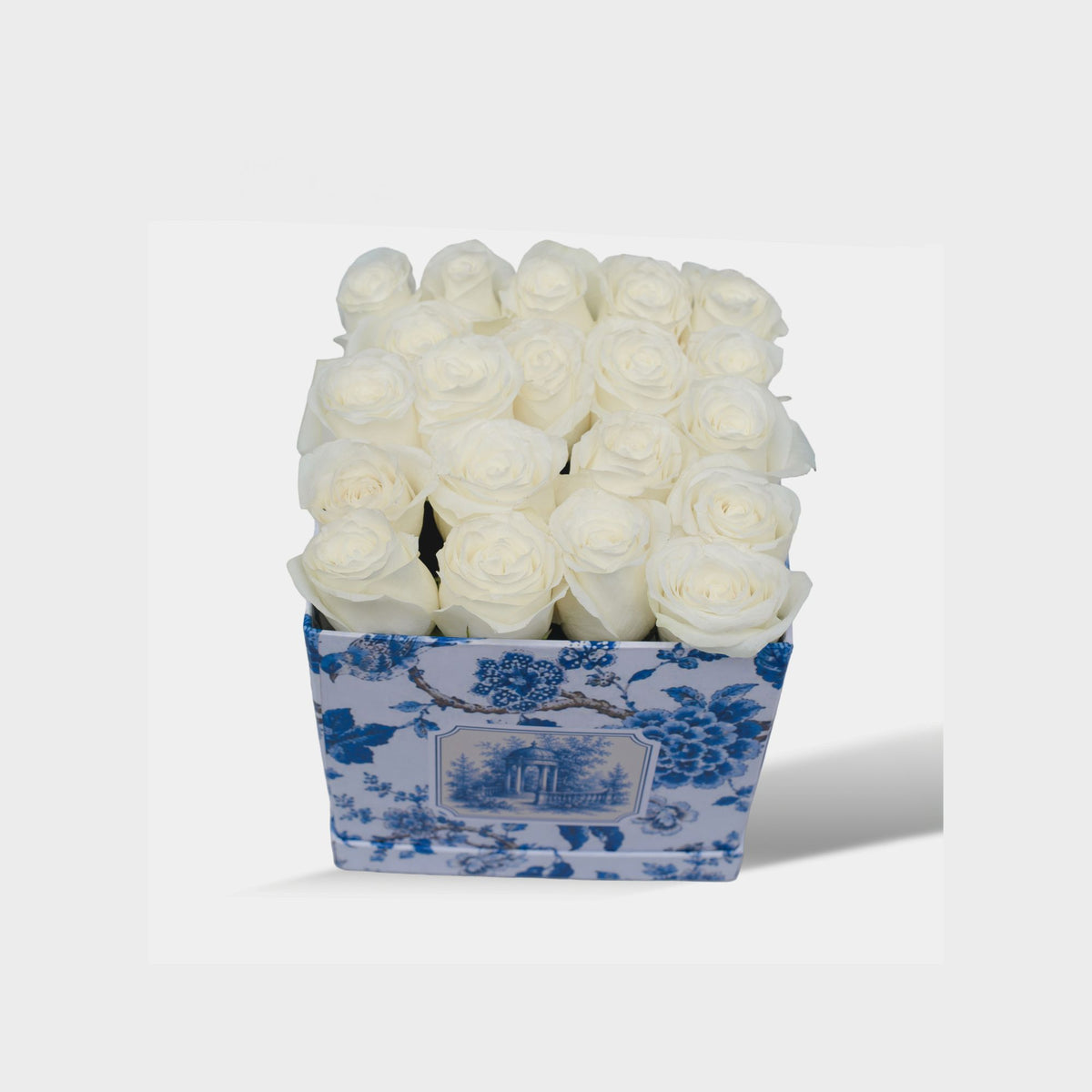 Uli toile premium white rose box