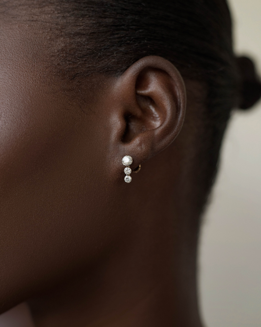 Classic FOU Trio Stud Earrings