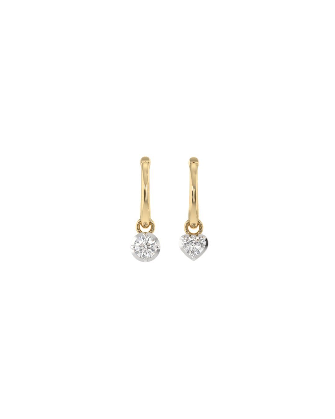 Classic FOU 0.5 cts Hoop Earrings